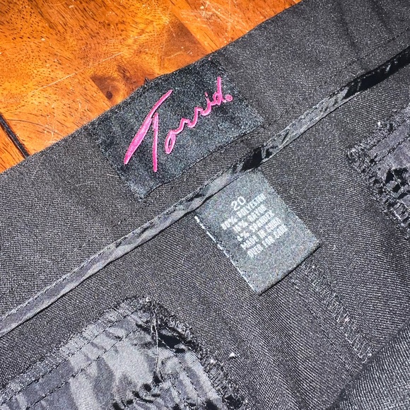 Torrid Elegant Black Pants - Picture 3 of 4